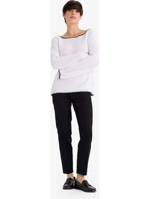 DeFacto Sigaret Normal Bel Saten Pantolon J8743AZ26SP