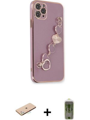 Cepte Toptan iPhone 11 Pro Max Nova Işık Prime - Siyah Joko Magic 5d Hayalet Cam + Mavi Renkli Kamera Lens Koruma Cam