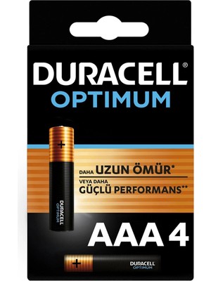 Twin Store Optimum Alkalin Pil Aaa 4'' Lü Paket