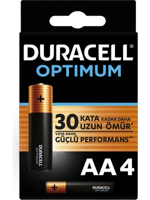 Twin Store Optimum Alkalin Pil Aa 4'' Lü Paket