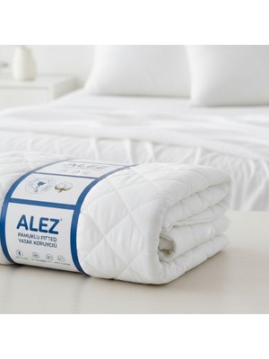 Uravas Store Alez Pamuklu Fitted Yatak Koruyucu 100*200 cm