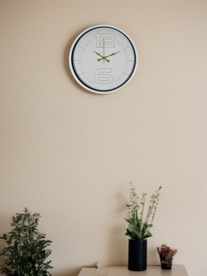 Uravas Store 36 cm Zarif ve Duvar Saati