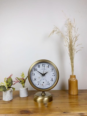 Uravas Store Eskitme Metal Masa Saati 25×20 cm