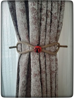 Practika Uğur Böceği Kanat Perde Tokası Tül Perde Tutucu Dayanıklı Malzeme Ev Dekoru