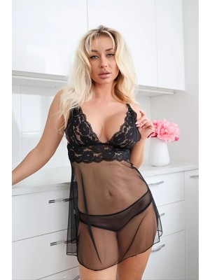 Beleng 6060 Fantazi Dantel Gecelik