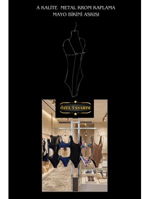 Manken İstanbul 10 Adet Gümüş Kaplama Metal Vücut Şekilli Mayo Askısı Bikini Askısı Iç Çamaşır Askısı