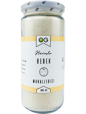 OG natural Havuçlu Bebek Muhallebi Karışımı 300 gr +6 Ay Meyve İçerikli Ek Gıda