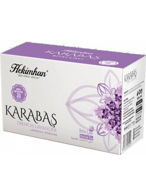 Hekimhan Karabaş Çayı (Lavandula Stoechas) 20 Li Süzen Poşet