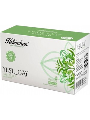 Hekimhan Yeşilçay (Camellia Sinensis) 20 Li Süzen Poşet