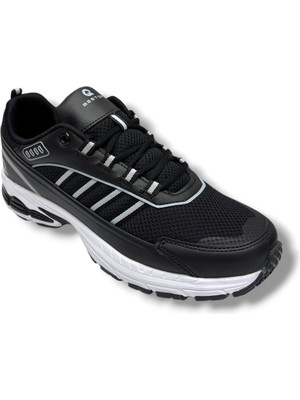 Best Of 2056-26 Anorak Deri Anatomik Erkek Sneaker Siyah Beyaz