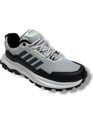 Best Of 2045-26 Anorak Deri Anatomik Erkek Sneaker Buz Siyah Beyaz