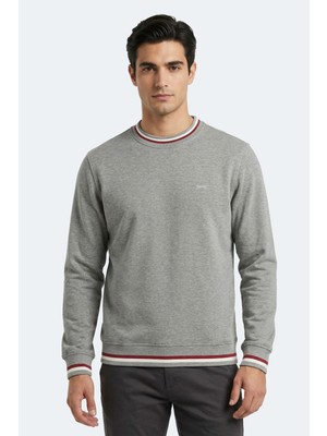 Slazenger Keystone I Erkek  Gri Sweatshırt