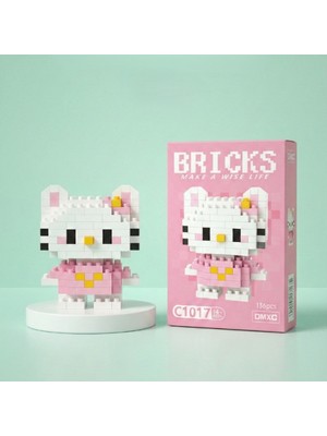 Derin Stok Bricks Hello Kitty Mini Figürü