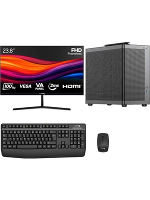 Turbox TX8829 I5 13400F 8gb Ddr4 Ram 512GB SSD GT730 Ekran Kartı 23.8 Inç Monitör Masaüstü Ofis Oem Paket
