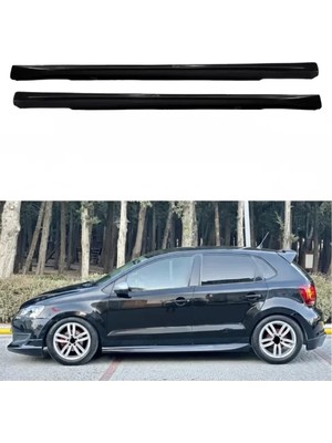 Volkswagen Polo 2010-2017 Uyumlu Aero Yan Marşpiyel Seti (Plastik) ⚡ Sportif ve Dayanıklı!