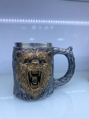 Skygo Ayı Çelik Kupa Bardak Kod 230027