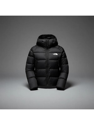 The North Face W Hyalite Down Hoodie Kadın Mont L Beden Siyah Renk Kaz Tüyü ile Sıcak Tutma