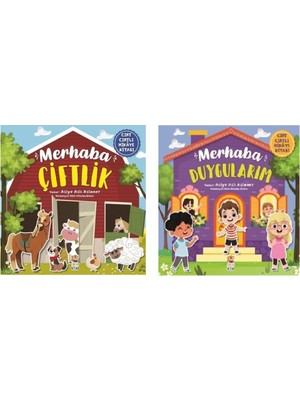 Sincap Kitap BIR OCAK EĞİTİM YAYINCILIĞI A.Ş. Cırt Cırtlı Hikaye Kitabı Seti - Merhaba Duygularım ve Merhaba Çiftlik, Asiye Aslı Aslaner, 3 - 5 Yaş