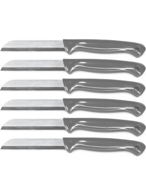 Solingen 6’lı Meyve Bıçağı Seti Gri Çelik Malzemeden Üretilmiştir Ergonomik Kullanım