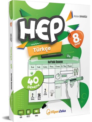 2025 8. Sınıf Haftalık Hep Türkçe 40 Deneme