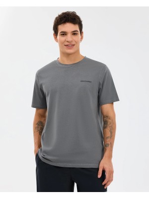Skechers  Organic Collection Short Sleeve Erkek T-Shirt - Antrasit