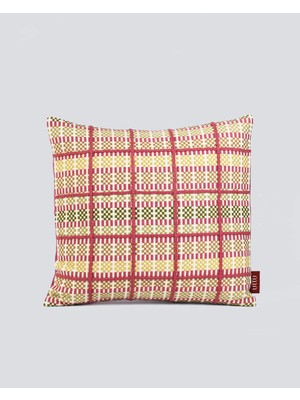 El Dokuması Kırlent Kılıfı - Gün Batımı Kırlent - 45X45 cm