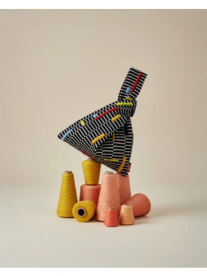 Ada Japon Düğüm Çanta - El Dokuması Kadın Omuz Çantası - 31X47 cm