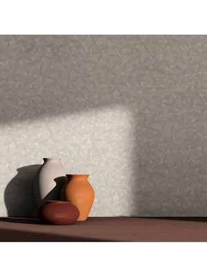 Adawall Muse Koleksiyonu 25109-4 Koyu Vizon Dokulu Modern Duvar Kağıdı 1.06X15.6M, 16.5m²