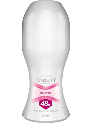 Avon OnDuty Kadın Roll-on 50 ml Aktif Koruma Sağlayan 48 Saat Etkili Deodorant