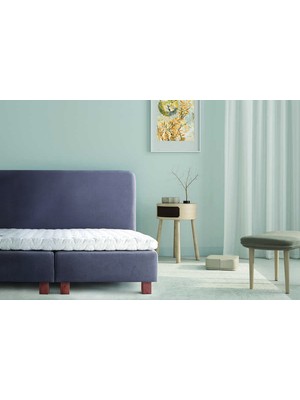İşbir Yatak Softped Lateksit Yatak Pedi 150 x 200 cm Yüksek Konfor ve Hava Sirkülasyonu Sağlar