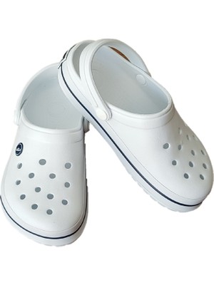 Akınalbella bella Model 5Sabo Terlik Beyaz Silikon/Plastik Malzeme ile Hastane Doktor Hemşire Kullanımı için