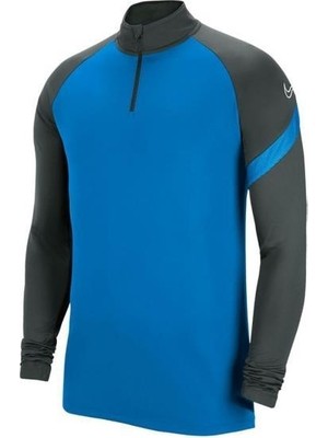 Nike Dry Acdpr Driltop BV6916-406 Erkek Uzun Kollu Üst Mavi Standart Kesim Rahat Tasarım