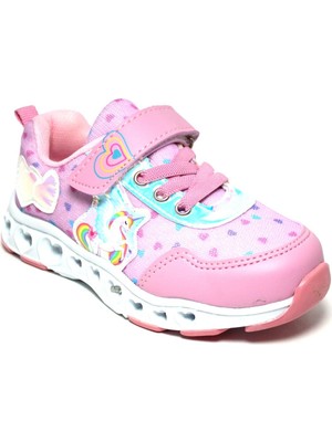 İnci Moda Kız Çocuk Ortopedik Yürüyüş Ayakkabısı Hafif Yumuşak Suni Deri Düz Taban