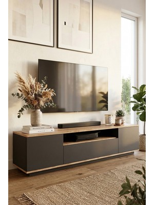 Robin Home Loft Tv Ünitesi Televizyon Sehpası Tv Sehpası Lf7-Aa