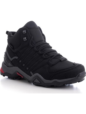Tonny Black Tonnyblack Unisex Trekking Bot Siyah Füme Su Geçirmez Malzeme ile Kışlık Rahat Taban TB242