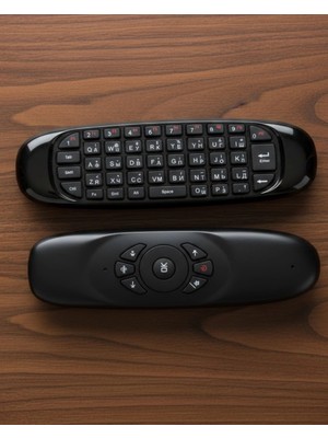 Twin Store Çift Taraflı Hava Mouse Kablosuz Klavye Uzaktan Kumanda