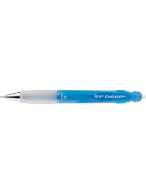 Serve Deep 0.7Mm Fosforlu Mavi Mekanik Kurşun Kalem Ergonomik Tasarım ve Kaymaz Yüzey