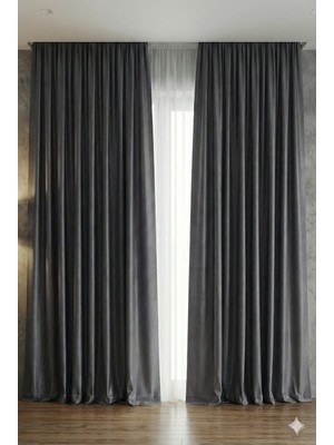 Blackout Perde 2 Parça Işık Geçirmez Güneşlik  Fon Perde Işık Geçirmez Fon Perde 2'li