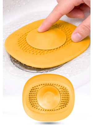 Omilife 2 Adet Kademeli Turuncu Lavabo Tıkacı Silikon Lavabo Gider Tıpası Koku Önleyici Gider Kontrol Tıpası