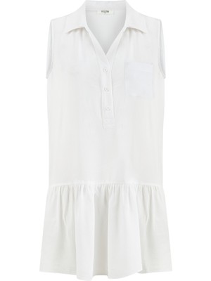 Kolsuz Kloş Mini Elbise