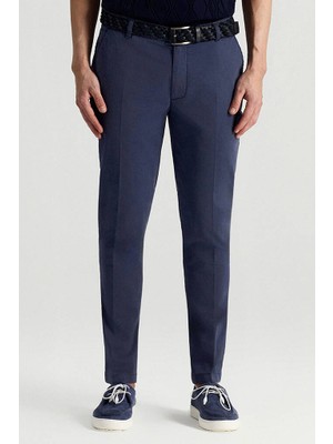 Hemington Pamuk Karışım Mavi Yazlık Chino Pantolon