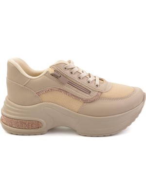 Bambi Bej  Kadın Sneaker K01709151109