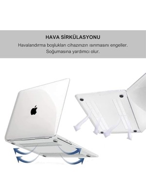 Pro 14" 2021-2024 M4/m3 Max/m3 Pro/m3/m2/m1 Max/m1 Pro/m1 Çip ile Uyumlu Şeffaf Dayanıklı Koruyucu Kılıf, Ultra Ince Kabuk Koruma Sert Kapak A2442 A2779 A2918 A2992 A3112 A3185 A3401