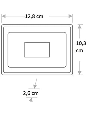 CT-4656 LED Projektör Smd 20W Slim, Beyaz
