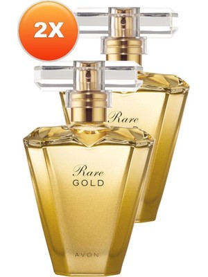 Avon Rare Gold Kadın Parfüm EDP 50 ml Meyveli Koku İkili Set Cinsiyet: Kadın