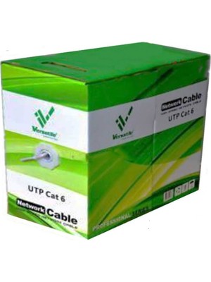 Versatile Cat6 UTP Ethernet Kablo 305 Metre Yüksek Hız Destekli Dayanıklı Tasarım