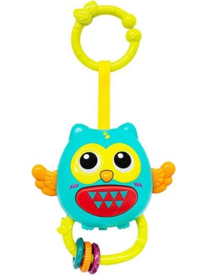 NessiWorld Müzikli ve Işıklı Çıngıraklı Baykuş Puset Oyuncağı