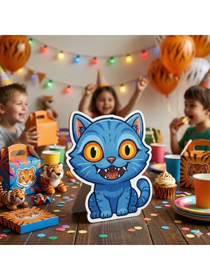 Dodomar K-Pop Derphy Tigers Ayaklı Pano Demon Hunter Huntrix Temalı Mini Fotoğraf Not Panosu 21X20 cm