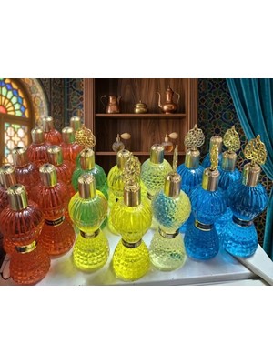 Güven Nişan Düğün Özel Gün Süs Kolonyası Renkli Yeşil Renk Tek Şişe