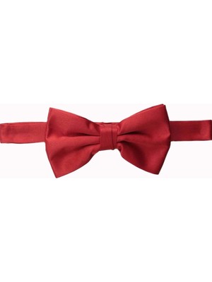 Gutiero Kırmızı Renkli Saten Papyon Şıklık Vurgusu ile Özel Günler İçin Tasarlandı